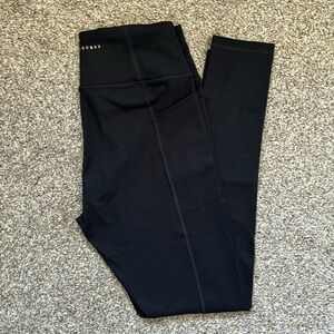 Victoria’s Secret Full Length Leggings with Pockets, Black, Size 10